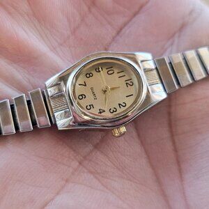 Women Wristwatch Gold/Silver Dual Tone Japan Movt Analog Quartz Watch Unbranded